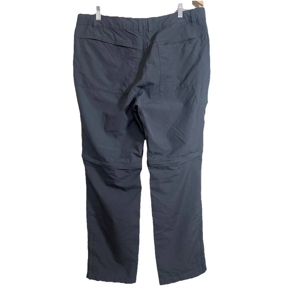The North Face Pants Mens 36 Gray Convertible Hiking‎ Outdoors Nylon Ripstop